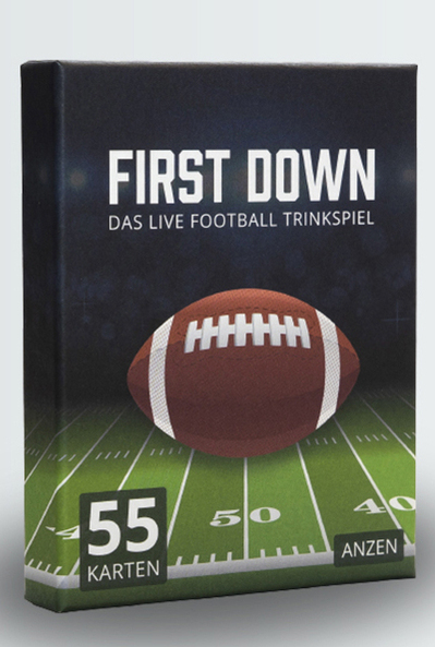 ANZEN - FIRST DOWN - Das Live Football Trinkspiel 16+ ANZEN - FIRST DOWN - Das Live Football Trinkspiel 16+