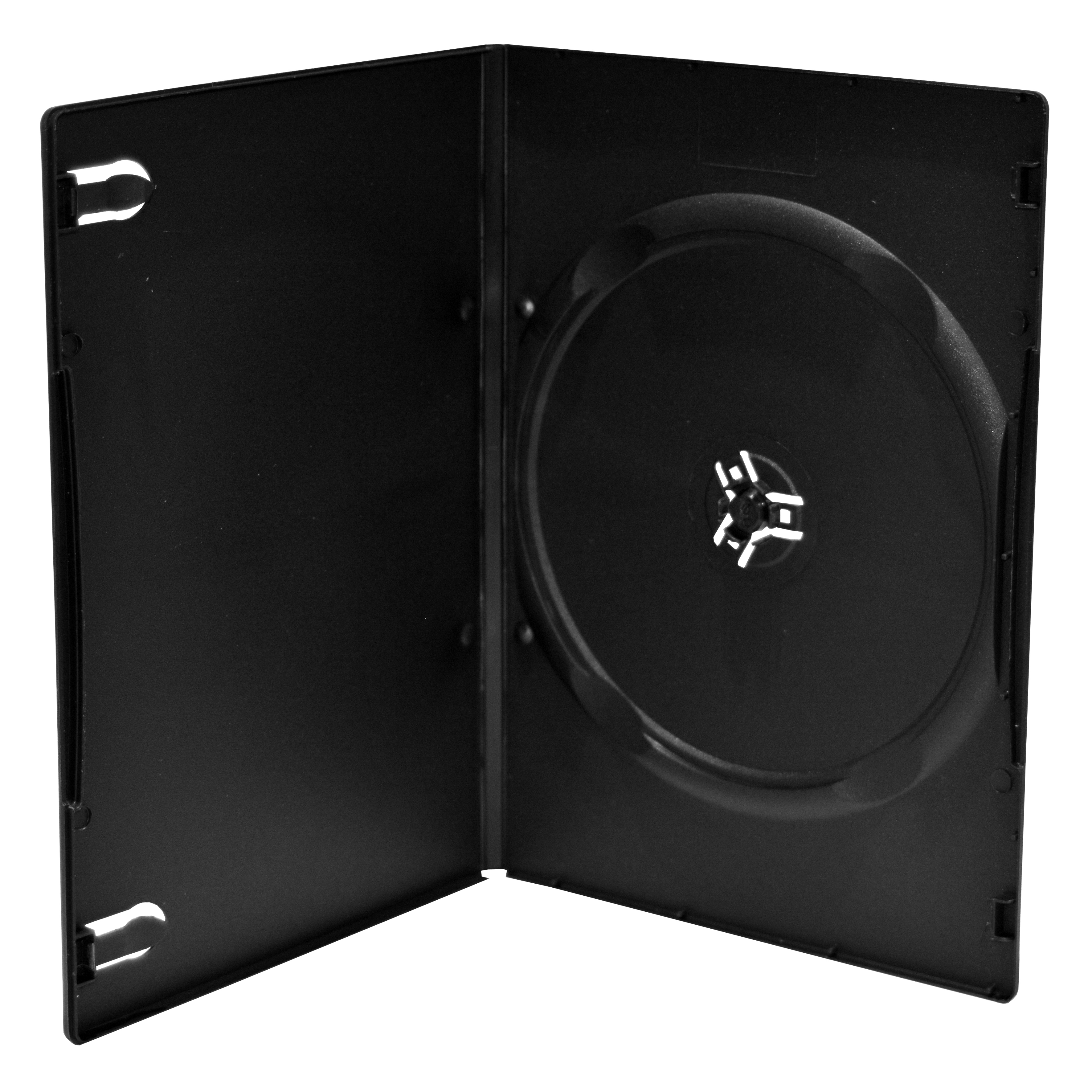 DVD Leerbox MediaRange 100pcs Single Slim schwarz bulk