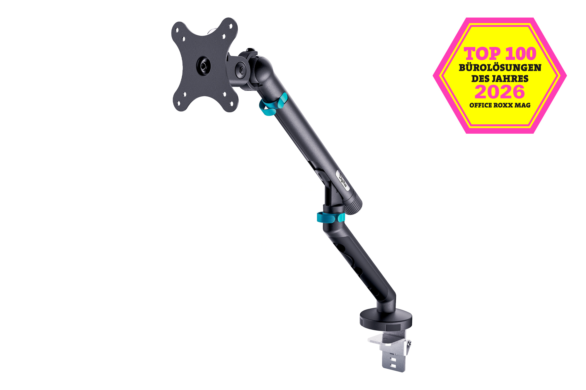 DIGITUS TIS 35" 1TFT 1Gelenk Feder schwarz Max.10KG