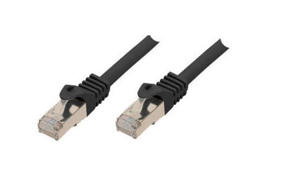 Shiverpeaks RJ45 Patchkabel S/&shy;FTP, Cat7 LSZH 50m schwarz