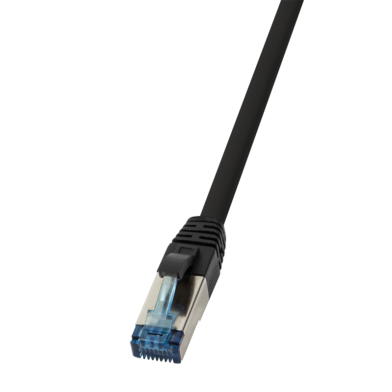 Logilink Patchkabel CAT6A S/&shy;FTP AWG27f.50,00m Industrie schw