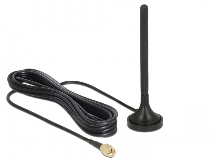 DELOCK  LTE Antenne SMA Stecker 2 dBi starr