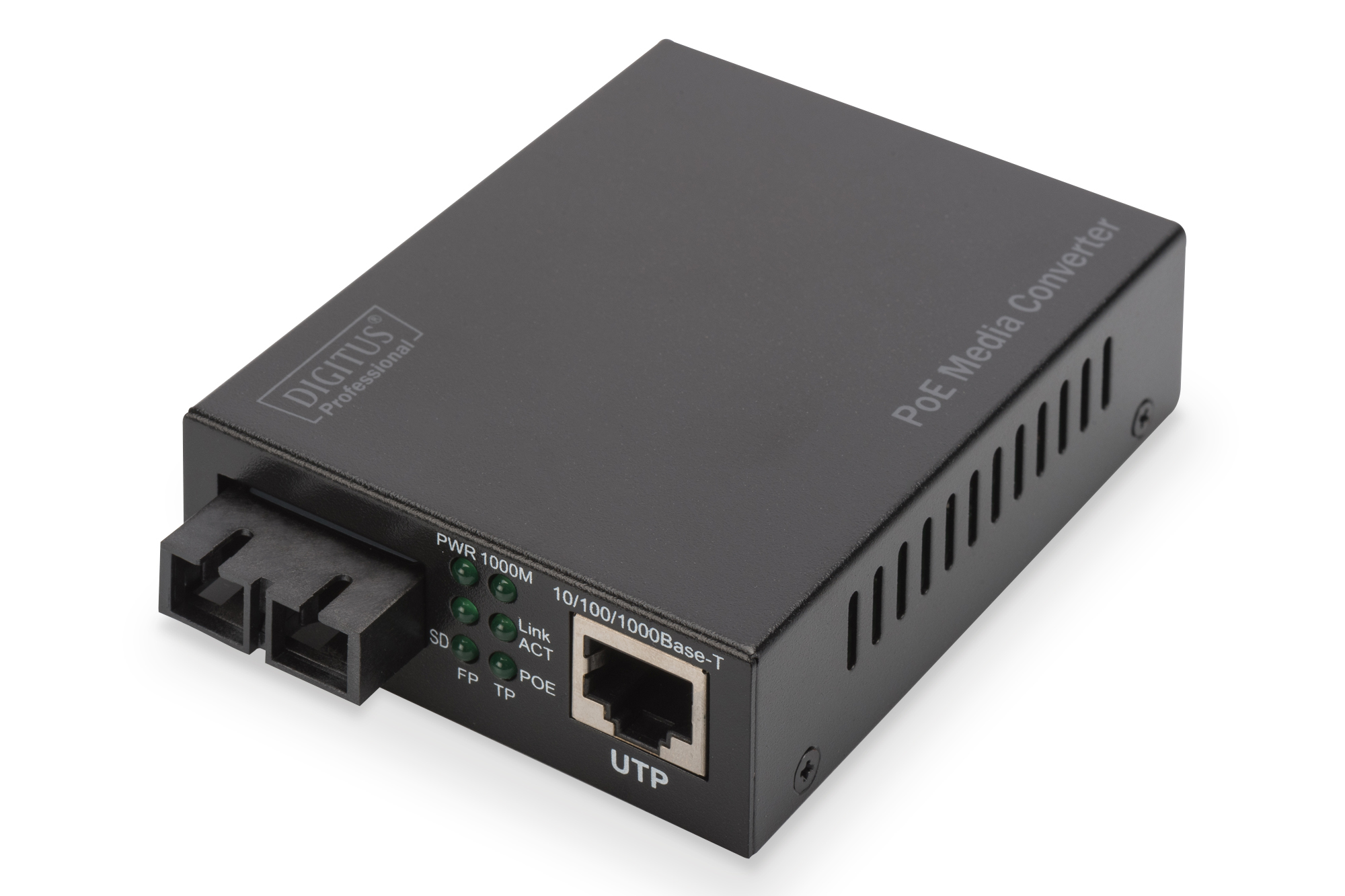 DIGITUS Konverter Gigabit PoE   Singlem.Media RJ45/&shy;SC SM PSE