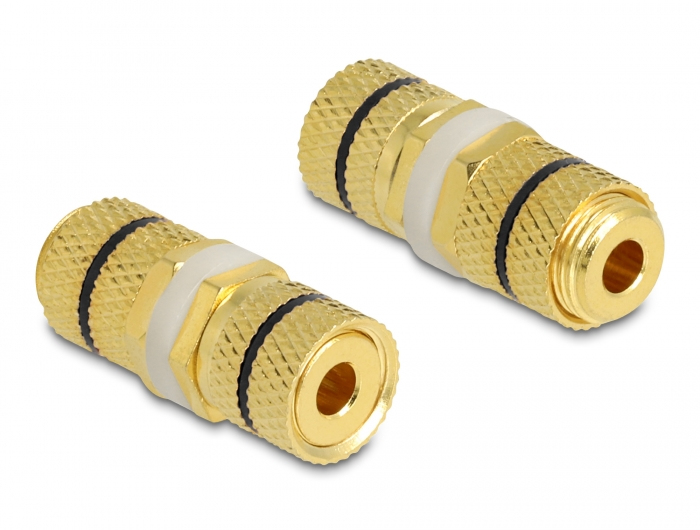 DELOCK Audio Adapter Polklemme > Polklemme zum Einbau, schw. DELOCK Audio Adapter Polklemme > Polklemme zum Einbau, schw.