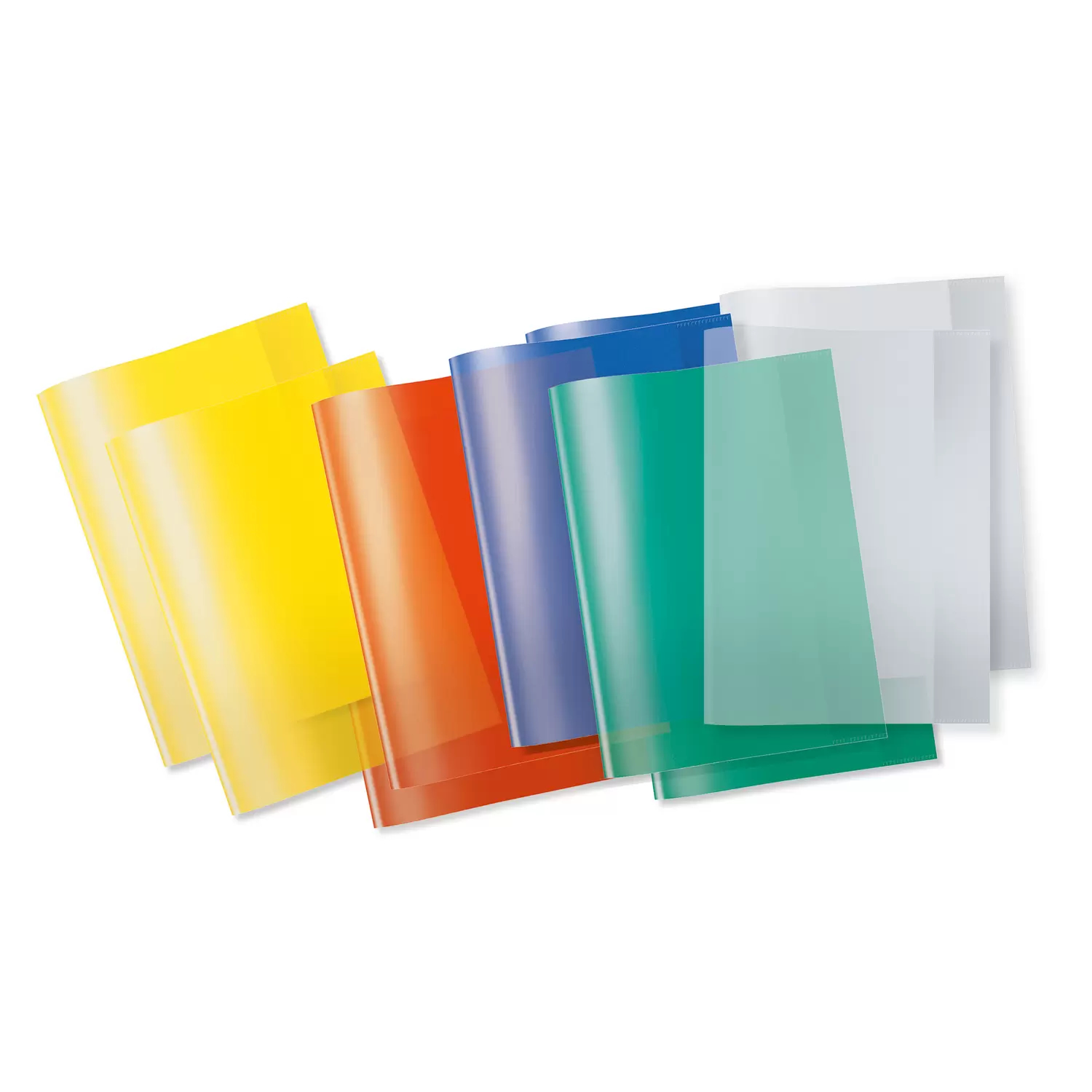 HERMA Heftschoner 10er Set A4 transparent (5 Farben)