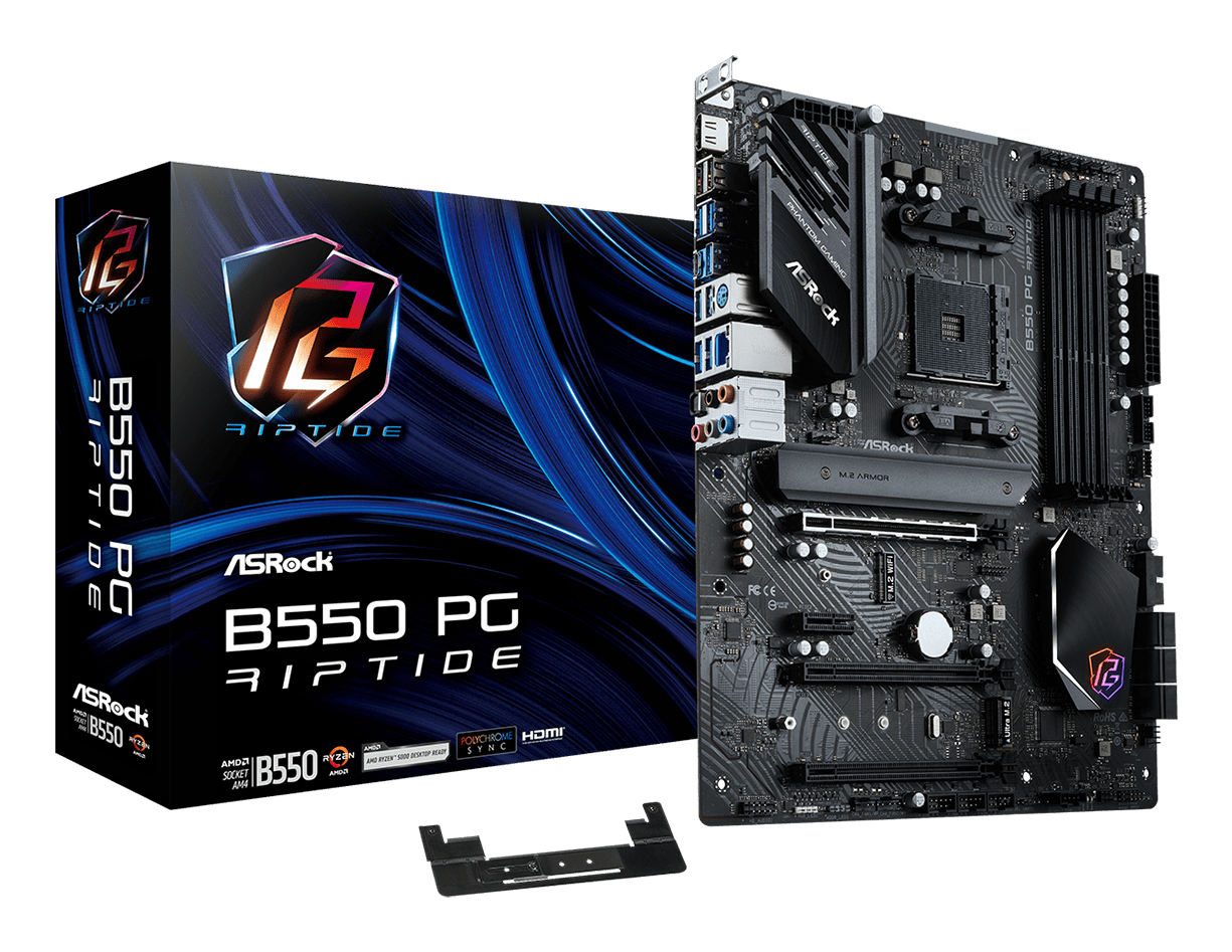 ASRock B550  PG Riptide          AM4 ATX  HDMI          DDR4 ret