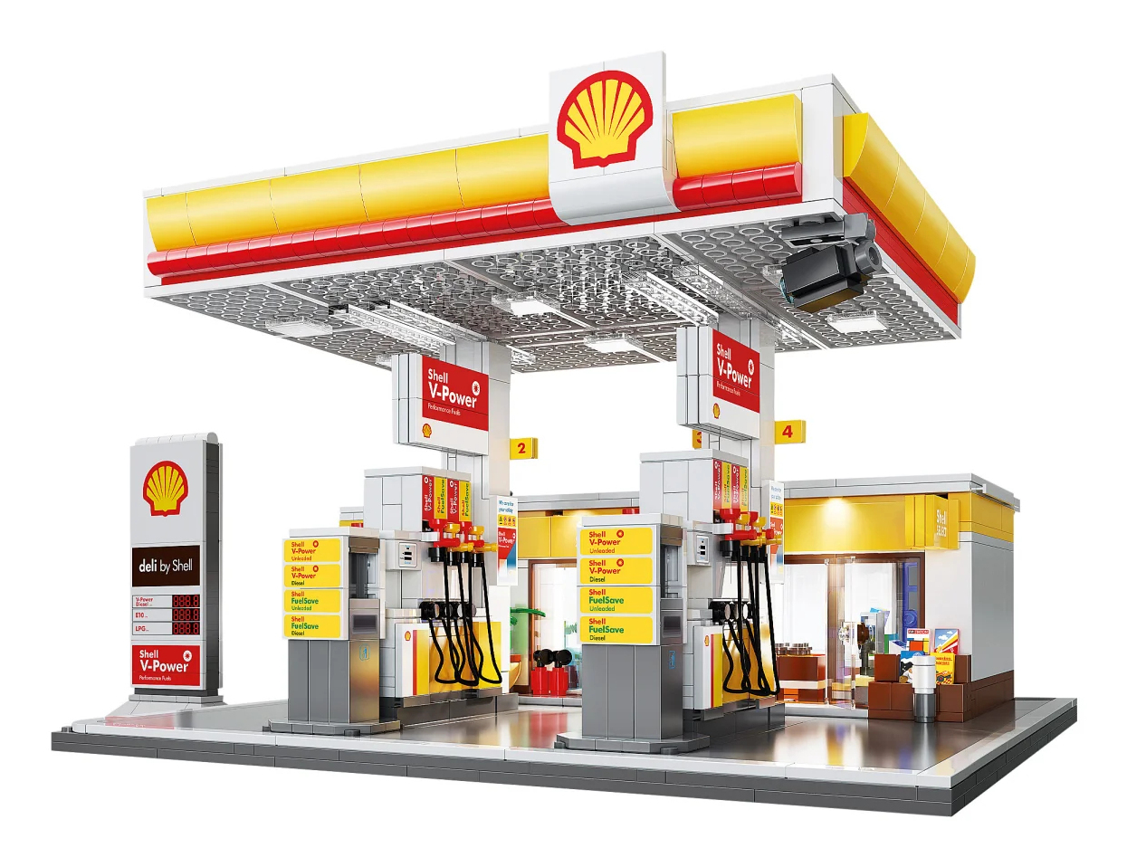 Jamara CaDA Shell Tankstelle Bricks 14+ Jamara CaDA Shell Tankstelle Bricks 14+