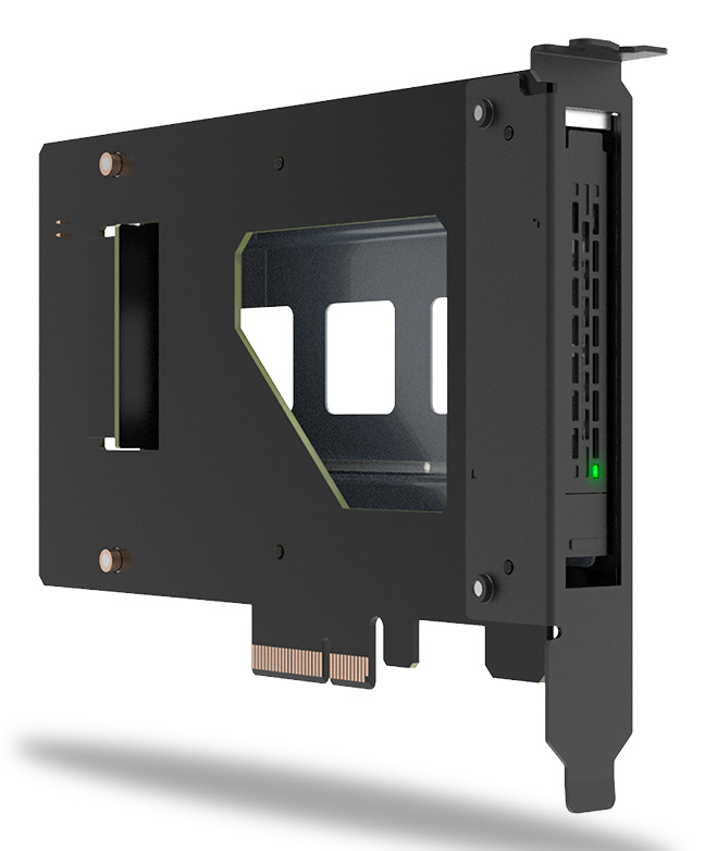 ToughArmor 1x 2.5" 9.5mm U.2/&shy;U.3 NVMe to PCIe 4.0 x 4 card