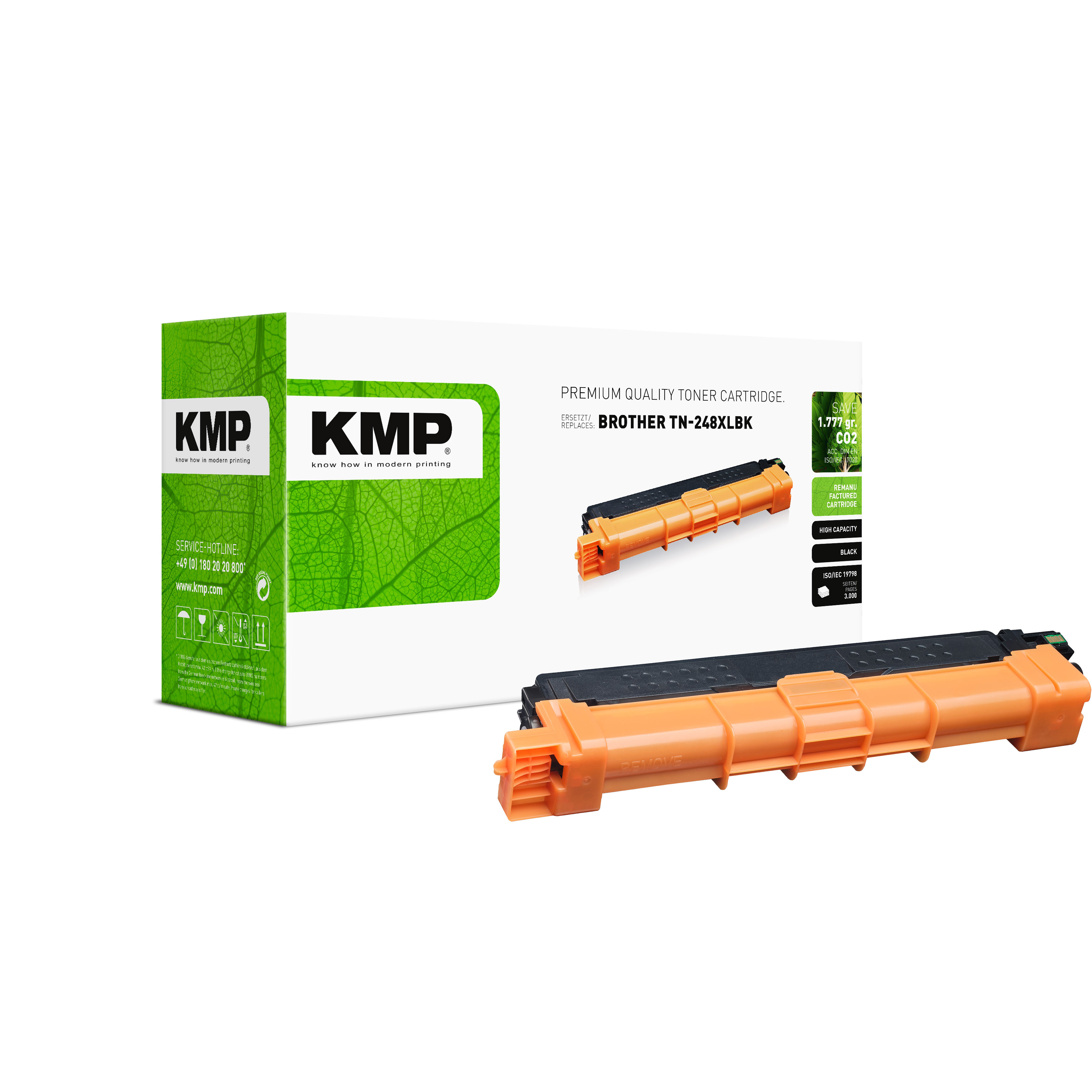 KMP Toner Brother TN-248XL black 3000 Seiten remanufactured KMP Toner Brother TN-248XL black 3000 Seiten remanufactured