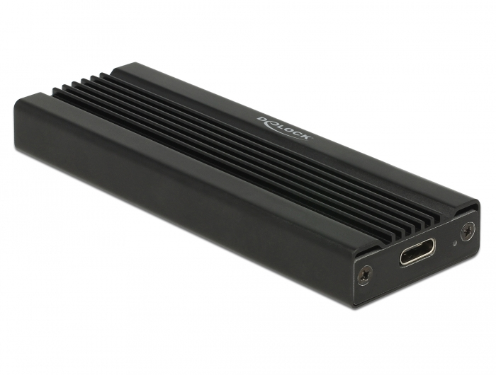 DELOCK Externes Gehäuse für M.2 NVMe PCIe SSD mit SuperSpeed