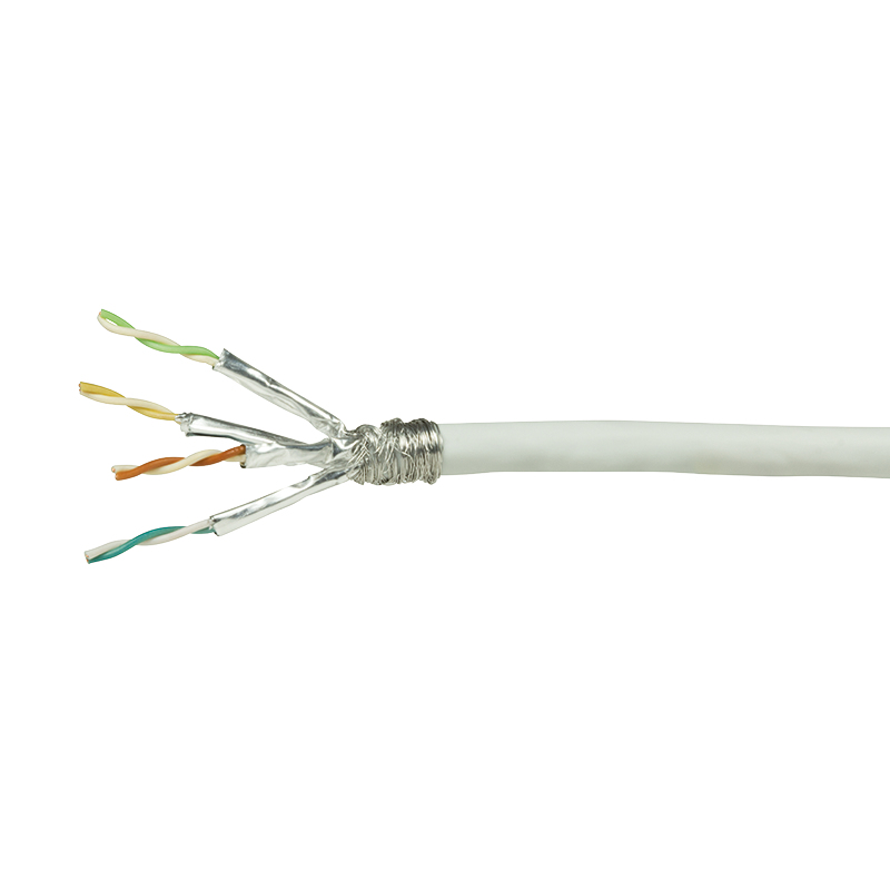 Logilink Netzwerk Verlegekabel S/&shy;FTP Cat.7, weiß, 50m