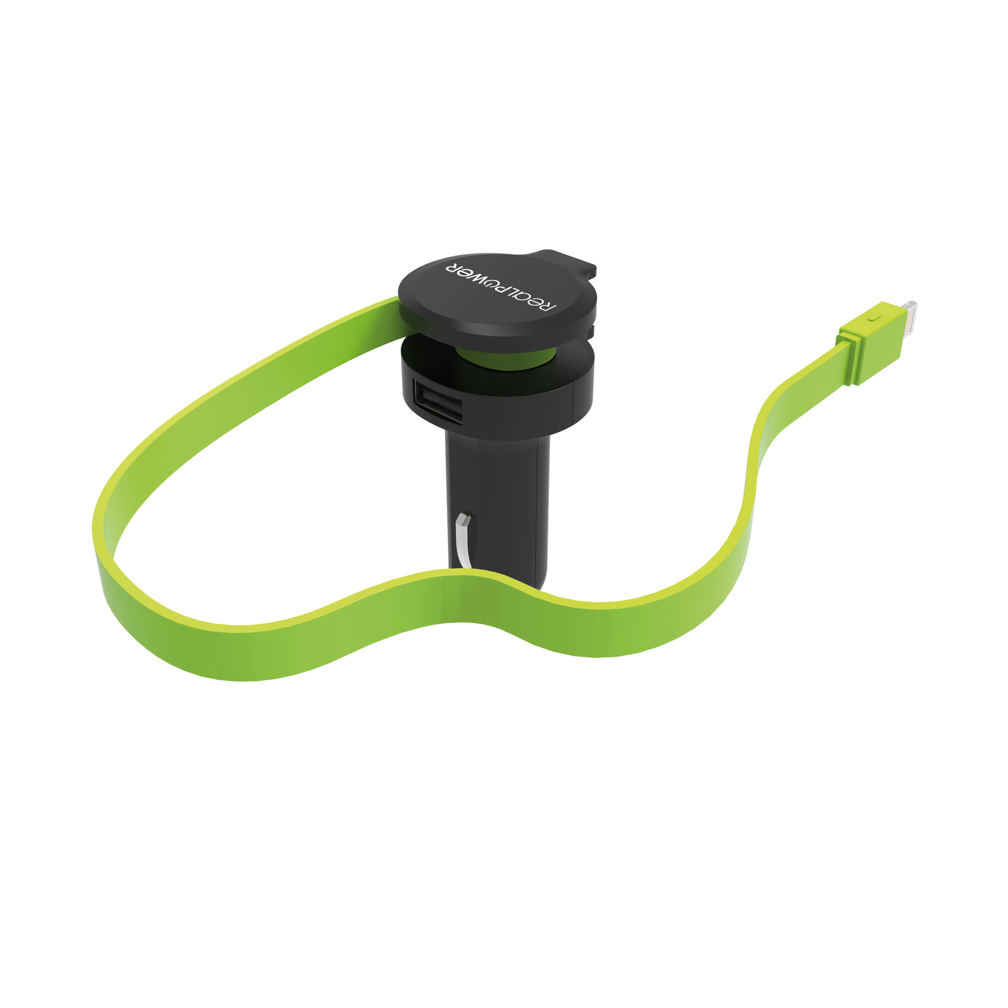 RealPower KFZ-Ladegerät Charger L 2400mA 1xUSB 1xLightning RealPower KFZ-Ladegerät Charger L 2400mA 1xUSB 1xLightning