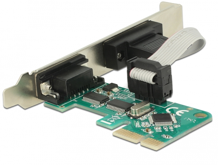 DELOCK PCI Express Card > 2x Seriell RS232