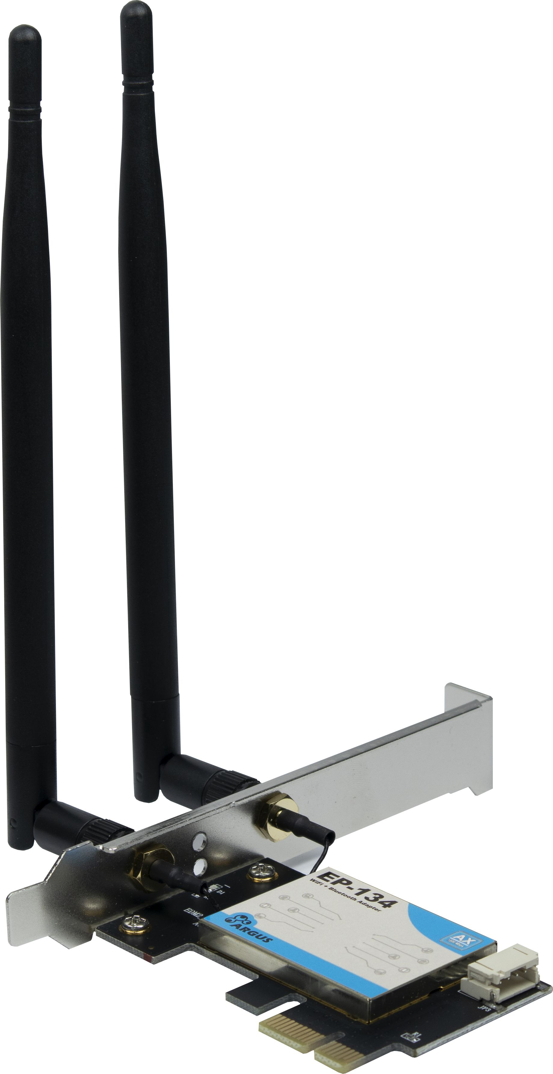 Inter-Tech Wi-Fi 6 PCIe Adapter EP-134 Antenne,Bluetooth 5.2