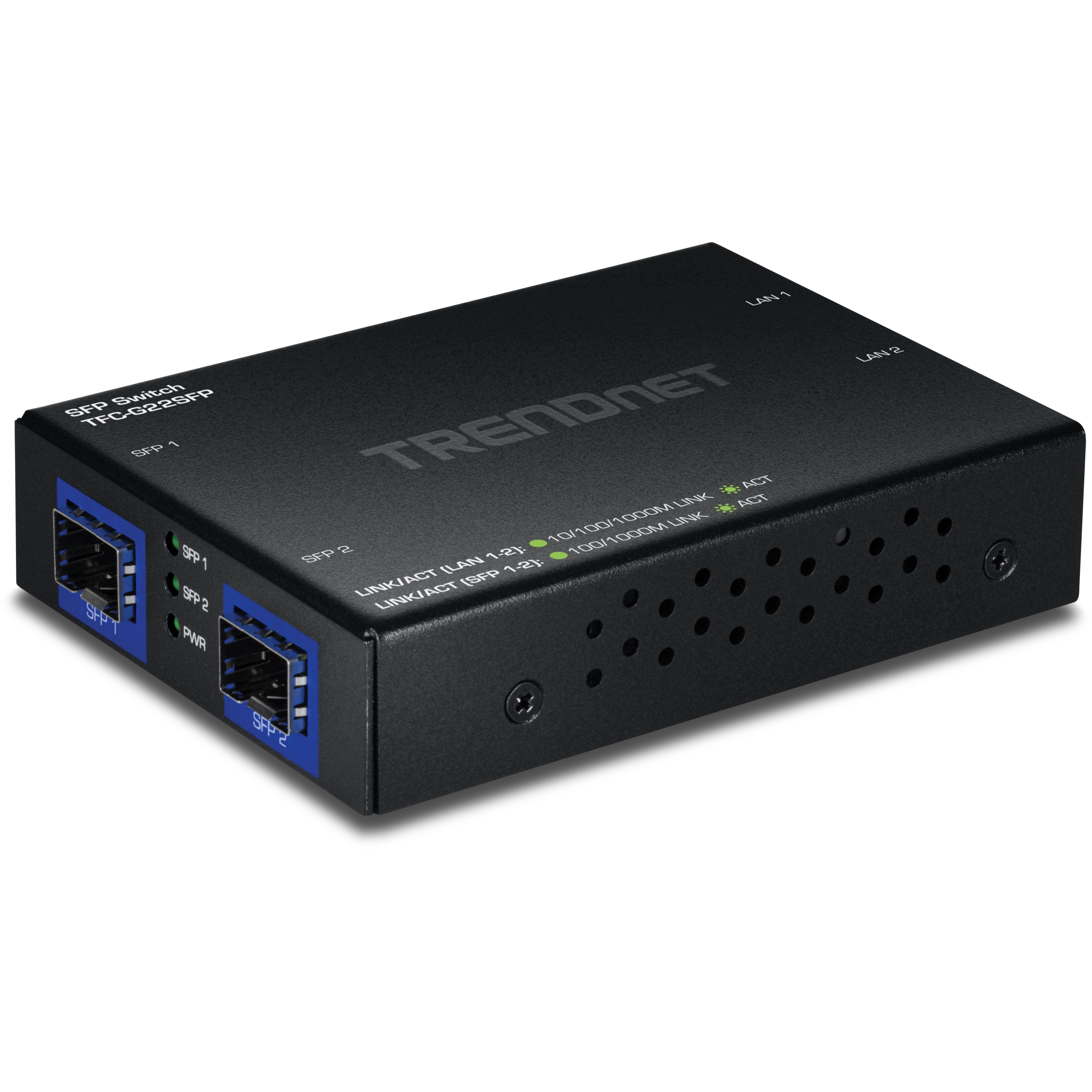 TRENDnet Switch 4-Port 2xSFP 2xRJ45 1Gbps