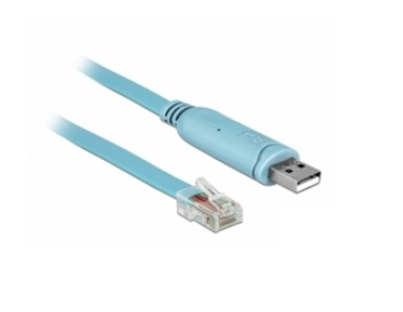 DELOCK Adapter USB2.0/&shy;A St > Seriell RS232 RJ45 St 3.0m blau