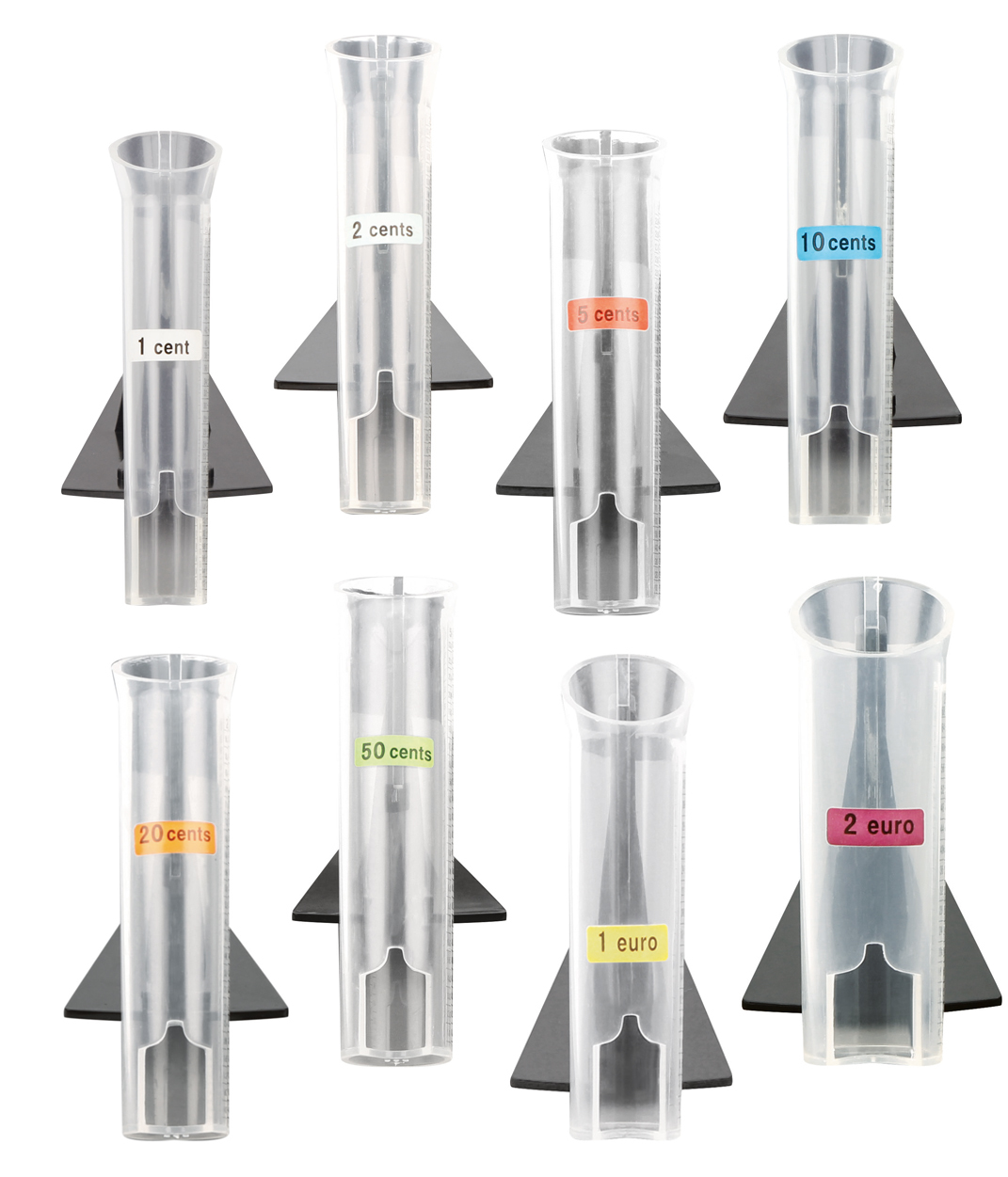 Olympia Plastikröhrchen-Set für CC 202       8 Stück transp.