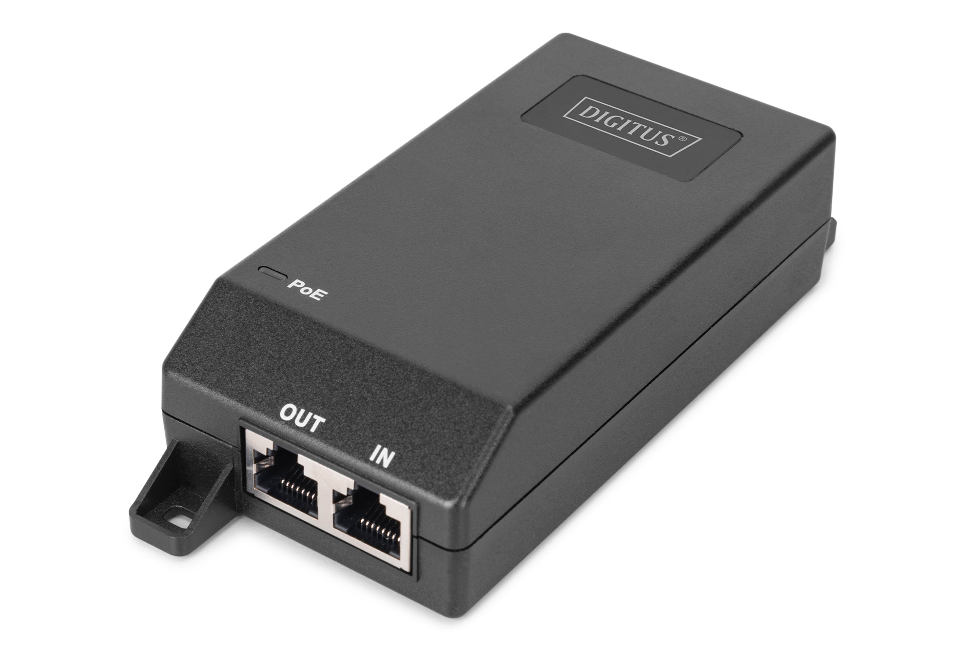DIGITUS Gigabit Ethernet PoE Injektor 802.3at 30W schwarz DIGITUS Gigabit Ethernet PoE Injektor 802.3at 30W schwarz
