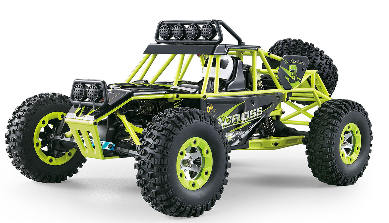 Amewi RC Buggy Cro55Racer 4WD 1:12 RTR grün/&shy;schwarz /&shy;14+