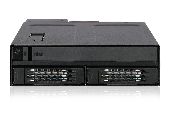 Backplane IcyDock 2x6,3cm SATAI-III in 1x5,25" HDD/&shy;SSD retail