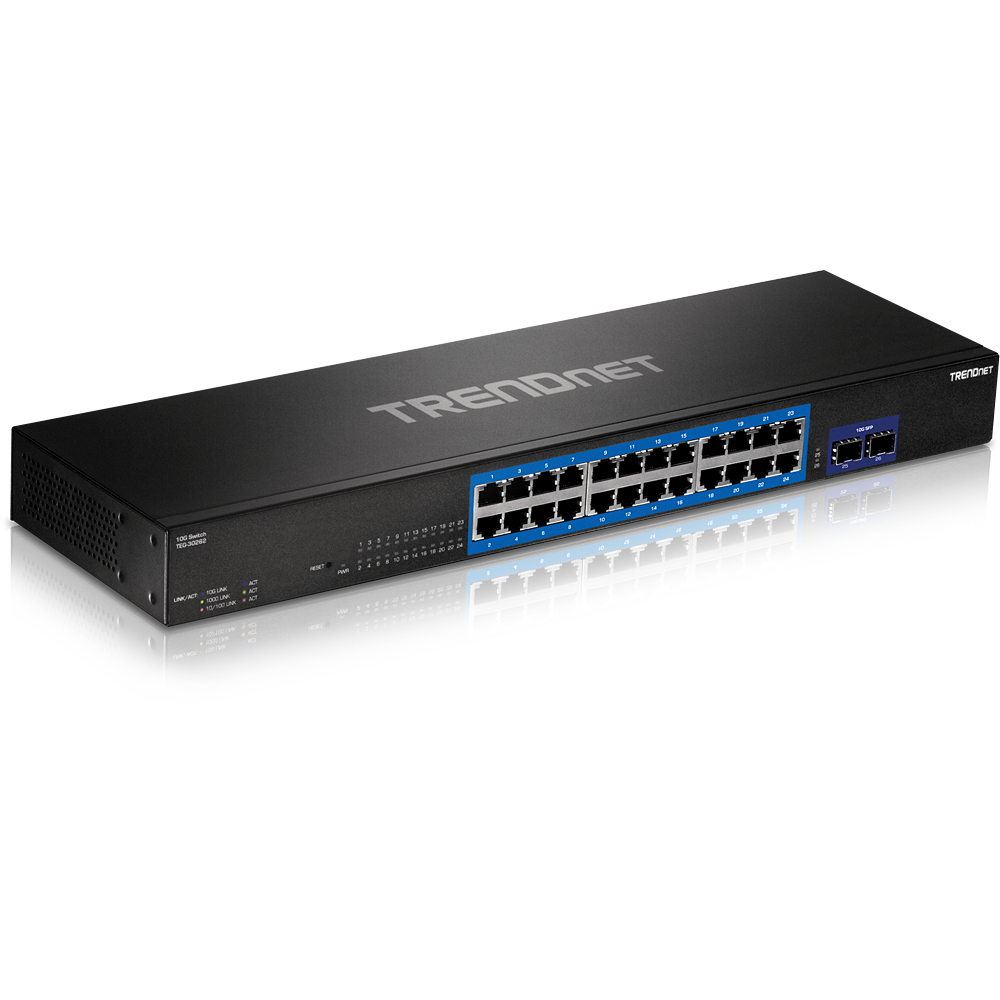 TRENDnet Switch 28-Port Gbit 4x10G SFP+ 19"