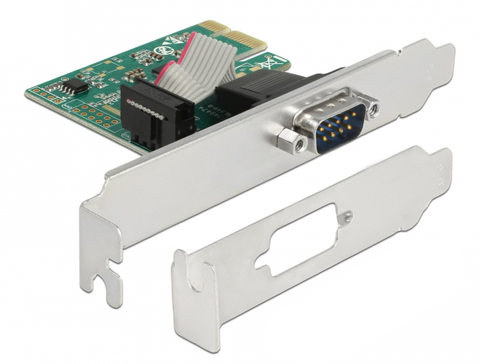 DELOCK PCI Express 1x Seriell + Low profile