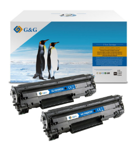 G&G XL-Toner 2er Set für HP 35AD/&shy; 36AD/&shy; 78AD/&shy; 85AD