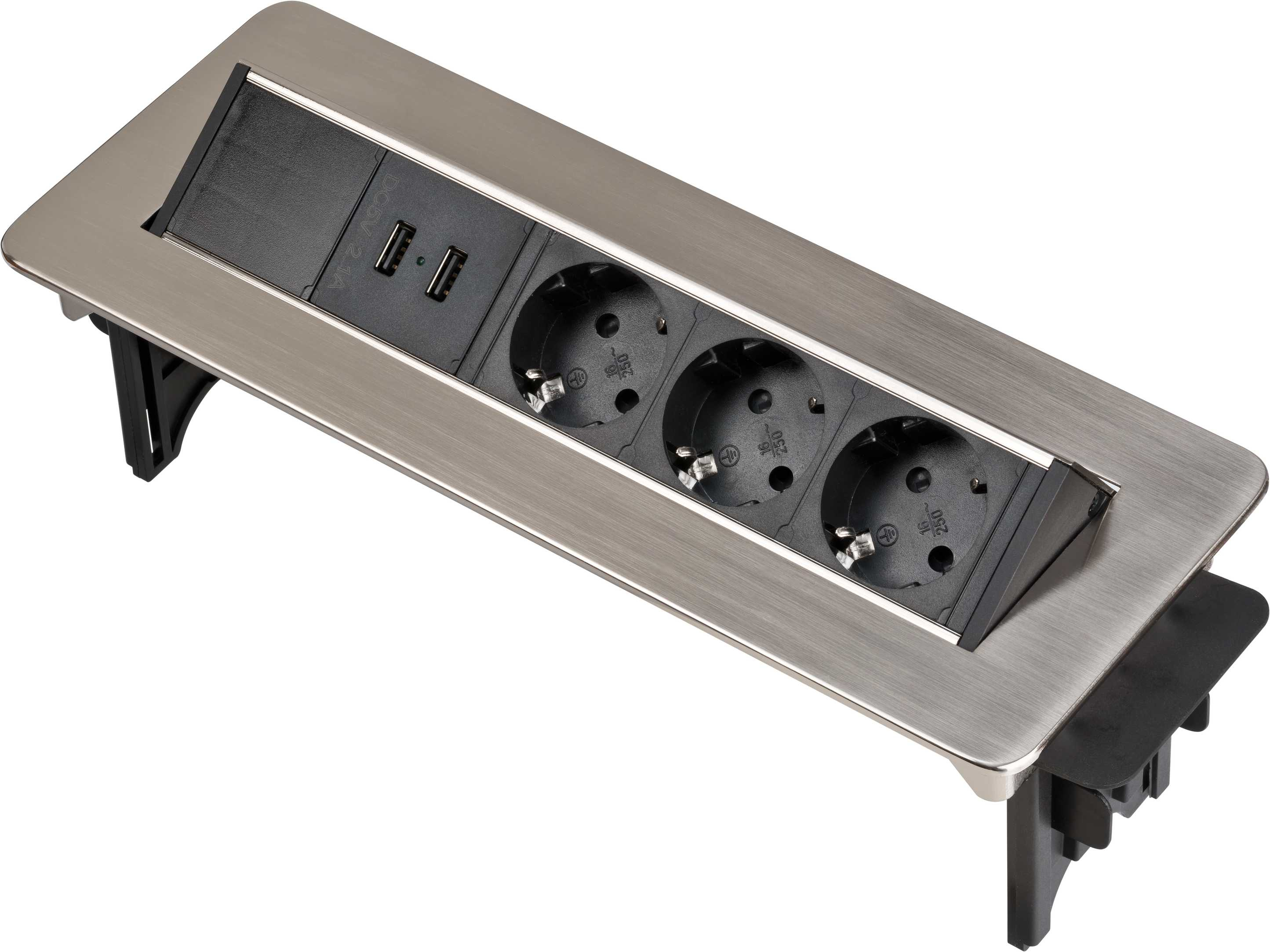 Brennenstuhl Tischsteckdosenleiste Indesk Power 3x 2xUSB Brennenstuhl Tischsteckdosenleiste Indesk Power 3x 2xUSB
