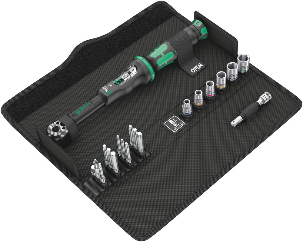 Wera Click-Torque A 6 Set 1,Drehmomentschlüs. 2,5-25Nm 20tlg Wera Click-Torque A 6 Set 1,Drehmomentschlüs. 2,5-25Nm 20tlg