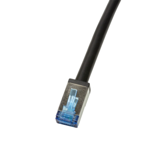 Logilink Outdoor PE Patchkabel CAT.6A S/&shy;FTP, schwarz, 20,0m