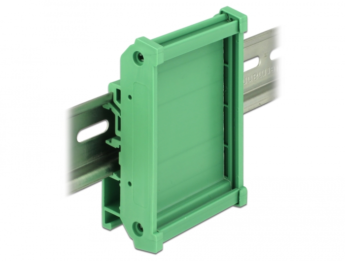 DELOCK Platinenhalterung (72 mm) für Hutschiene 5 cm lang