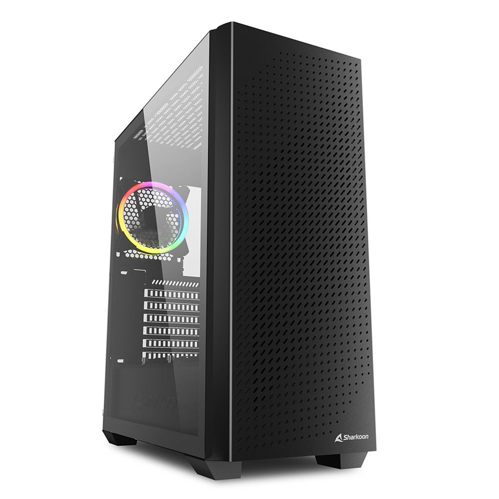 Sharkoon Gehäuse VS9 RGB ATX 1xGlas schwarz