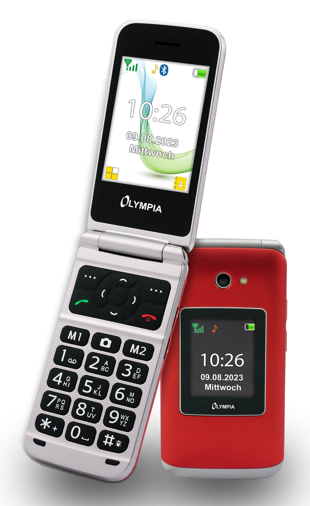 Olympia Mobiltelefon VITUS 4G klappbar   Großtasten      rot