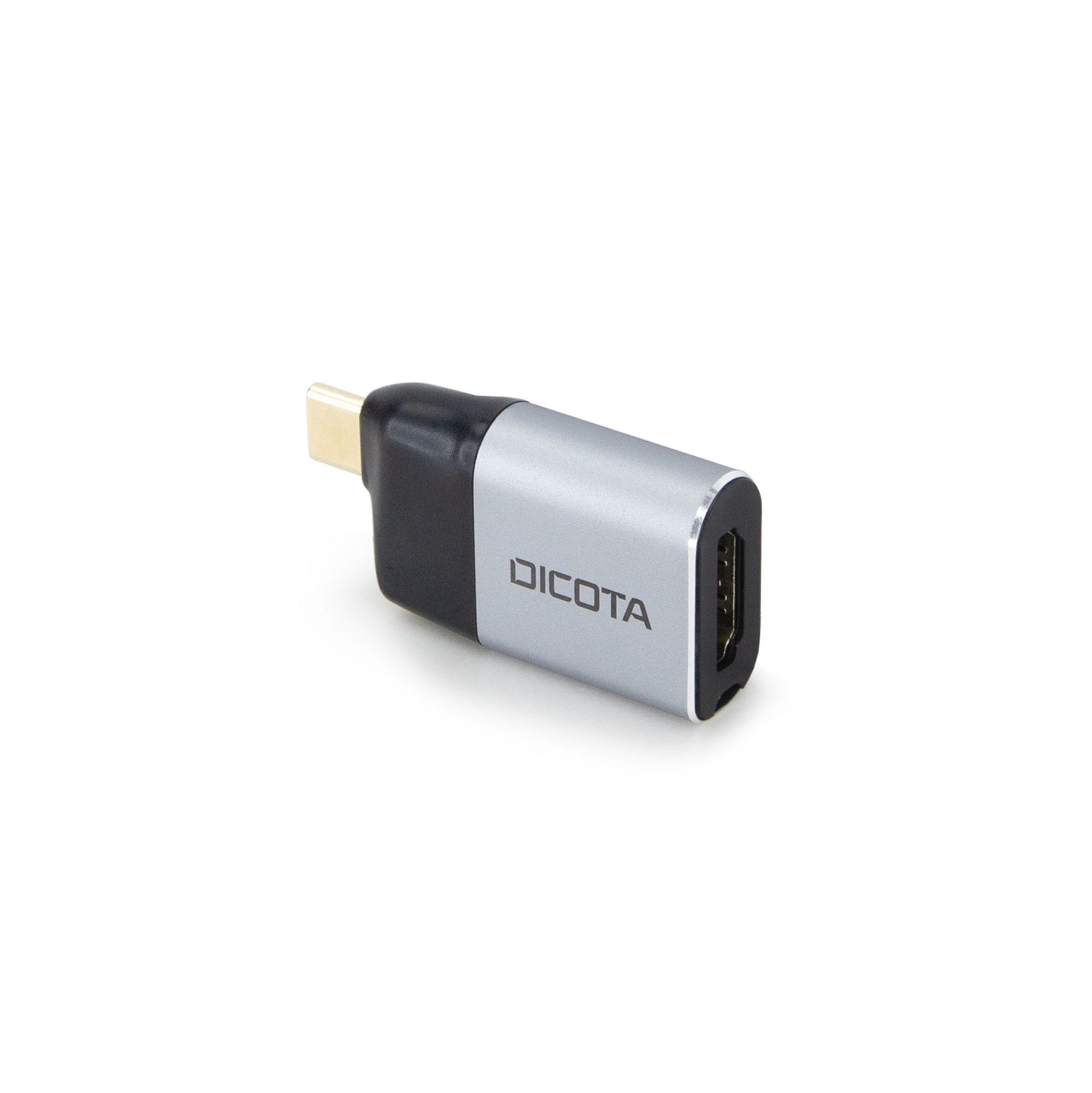 Dicota USB-C to HDMI Mini Adapter with PD (4k/&shy;100W) silver