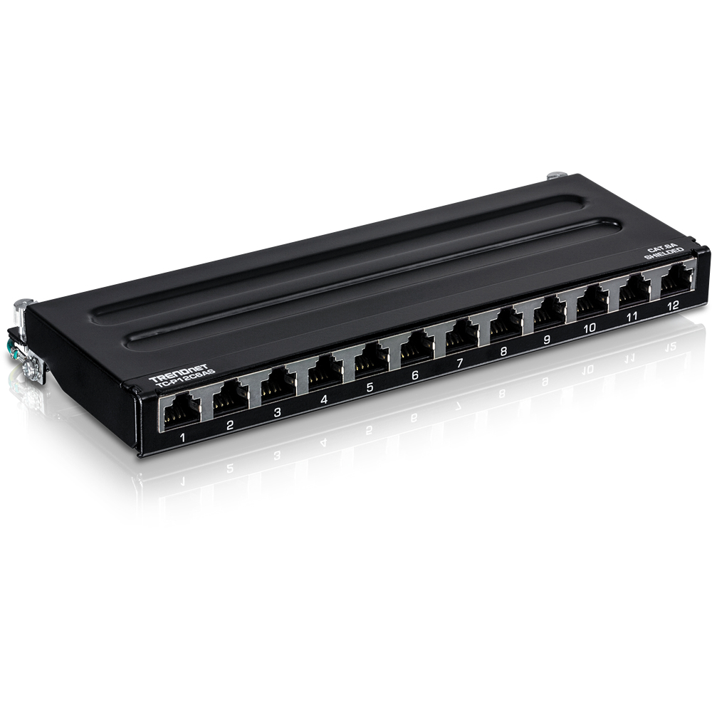 TRENDnet Patchpanel 12-Port Cat6A geschirmt Wall Mount TRENDnet Patchpanel 12-Port Cat6A geschirmt Wall Mount