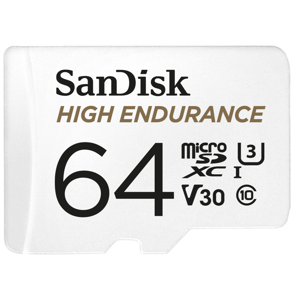 SD MicroSD Card 64GB SanDisk High Endurance SDXC