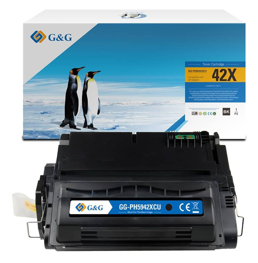 G&G XL-Toner kompatibel mit HP 45A, 42X, 38A, 39A