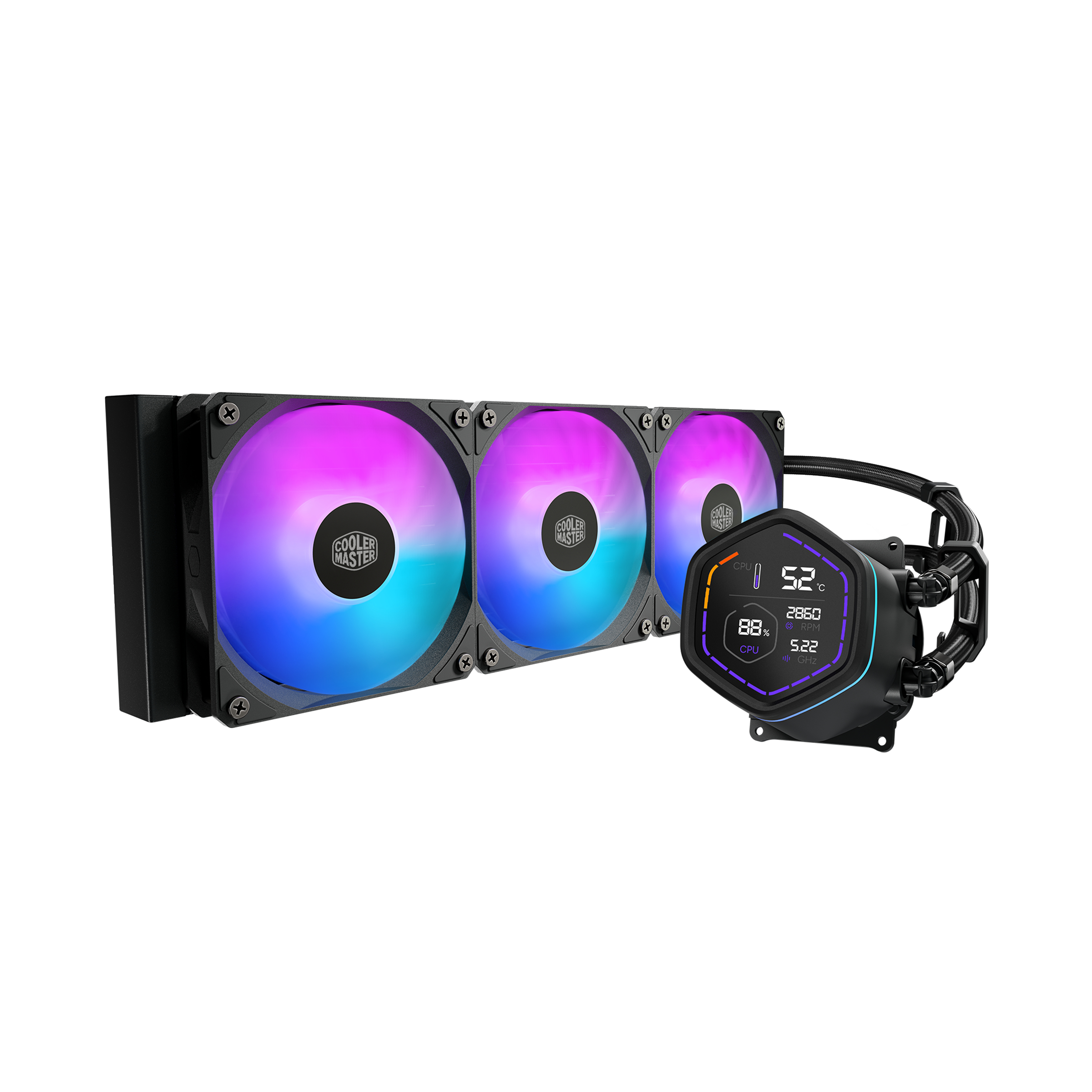 CoolerMaster WAK ML Core Nex Digital 360 Black ARGB