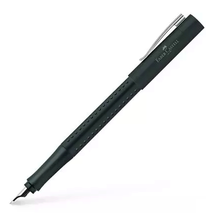 FABER-CASTELL Füller Grip 2011 M schwarz