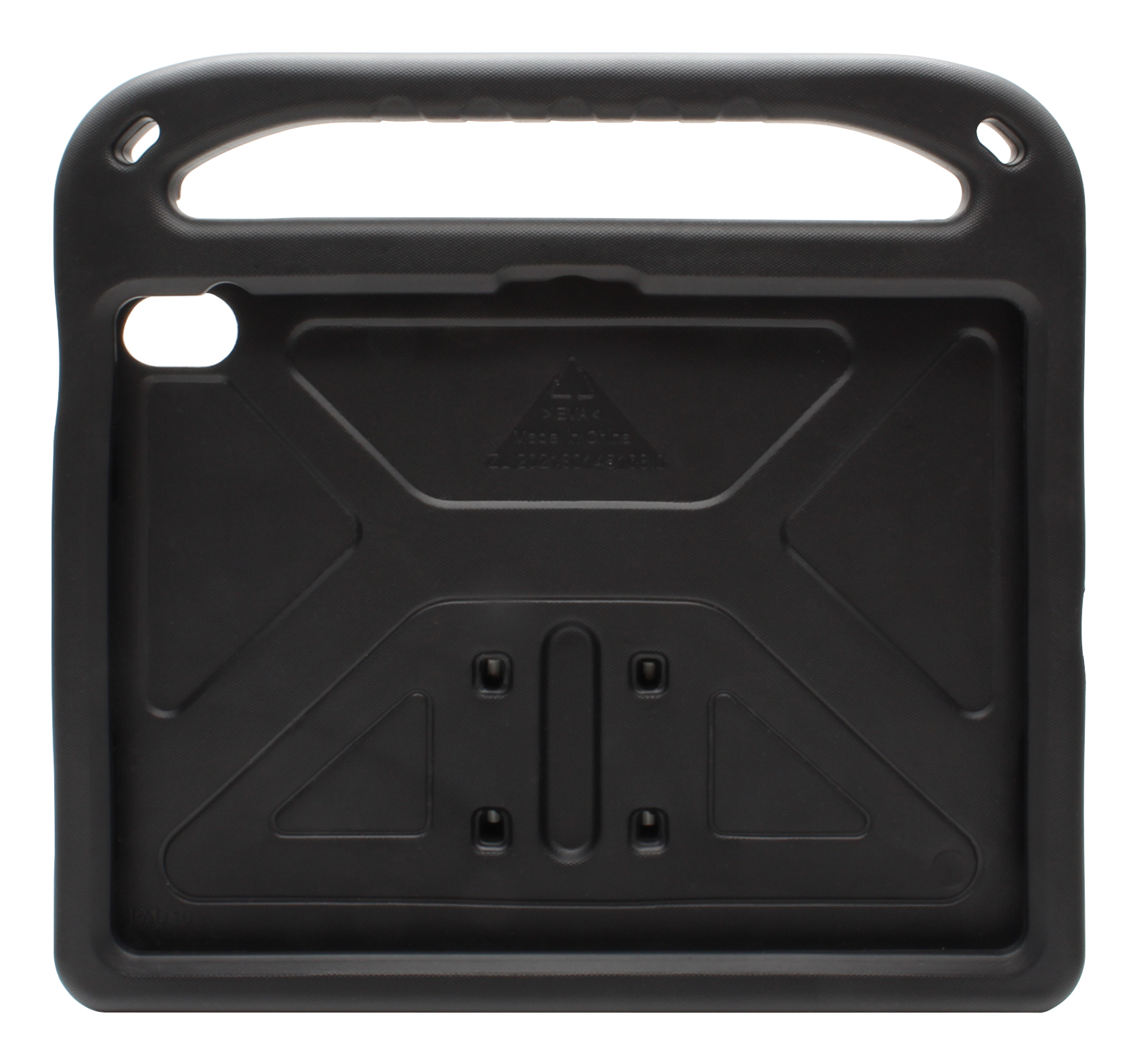 REALPOWER iPAD 10 case 10,9",schwarz aus Schaumstoff