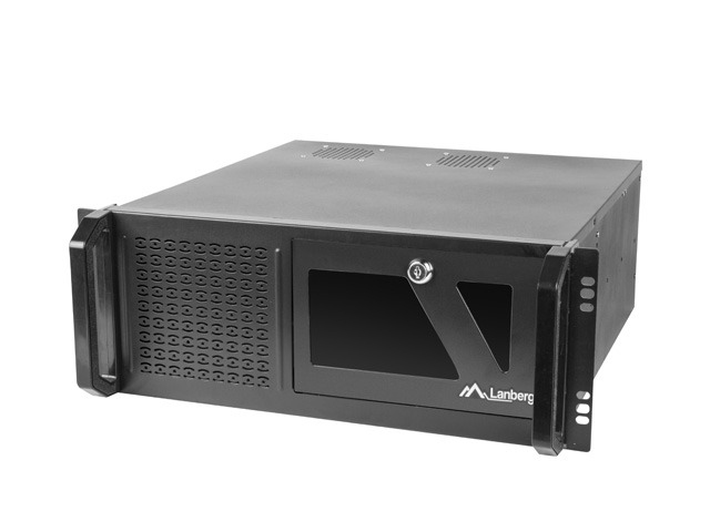 LANBERG 19" Server Gehäuse Rackmount ATX 450/­08 4U schwarz LANBERG 19" Server Gehäuse Rackmount ATX 450/­08 4U schwarz