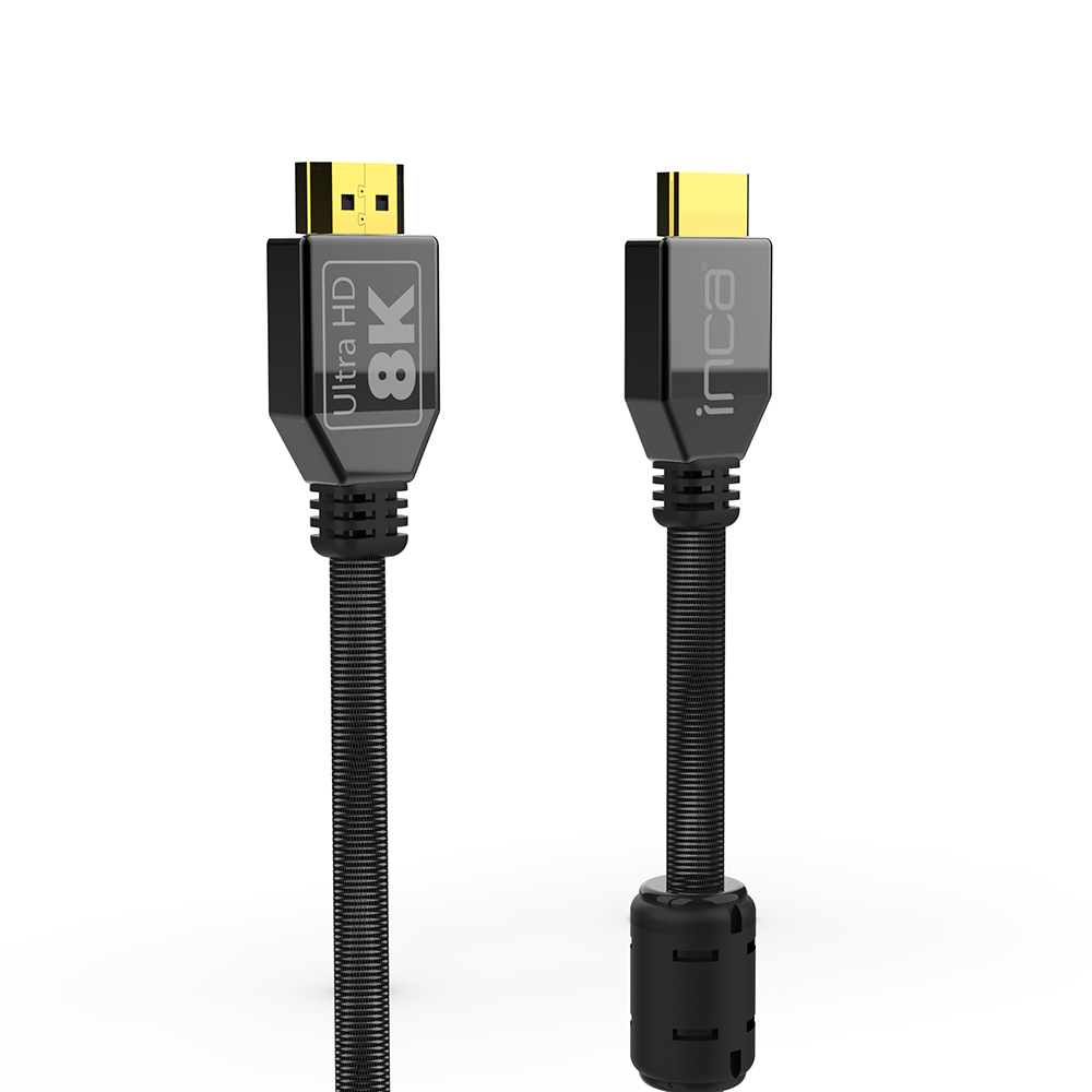 INCA HDMI-Kabel2.1 8K 48Gbit/&shy;s 7680x4320@120Hz 2.00m sw retail