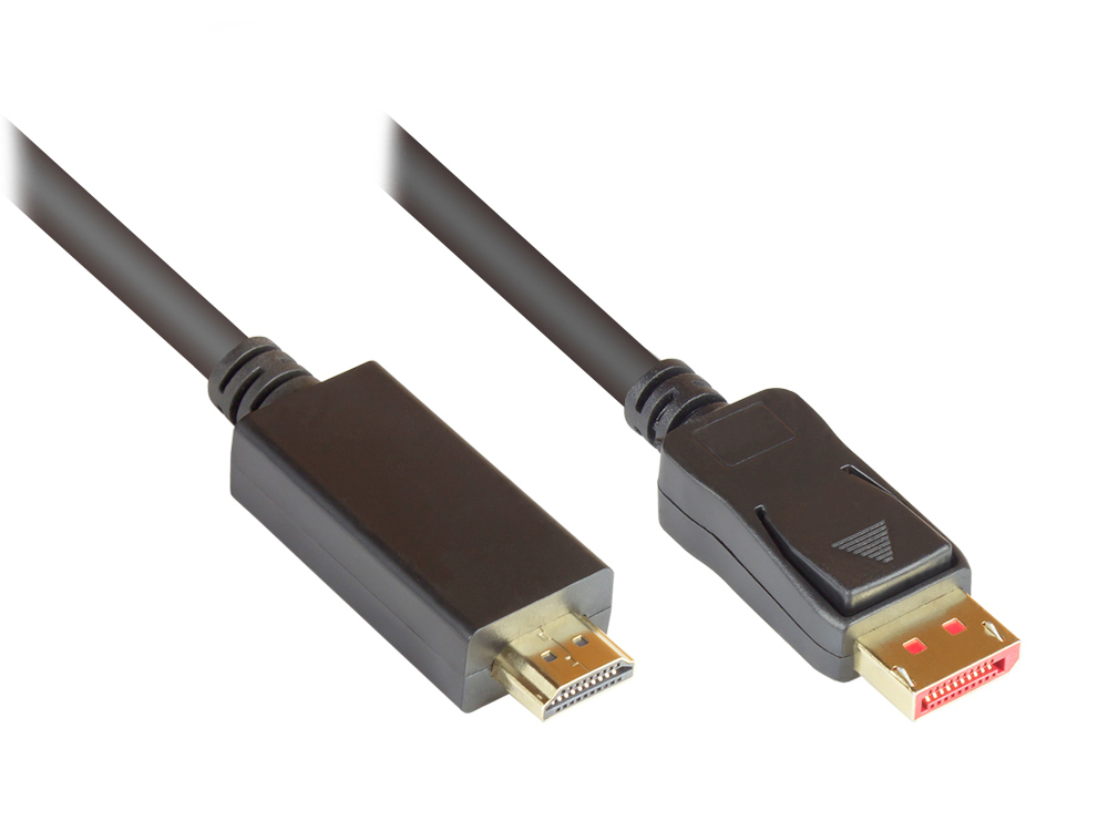 Good Connections Kabel DP1.4-St.-HDMI2.0-St. schwarz 5m