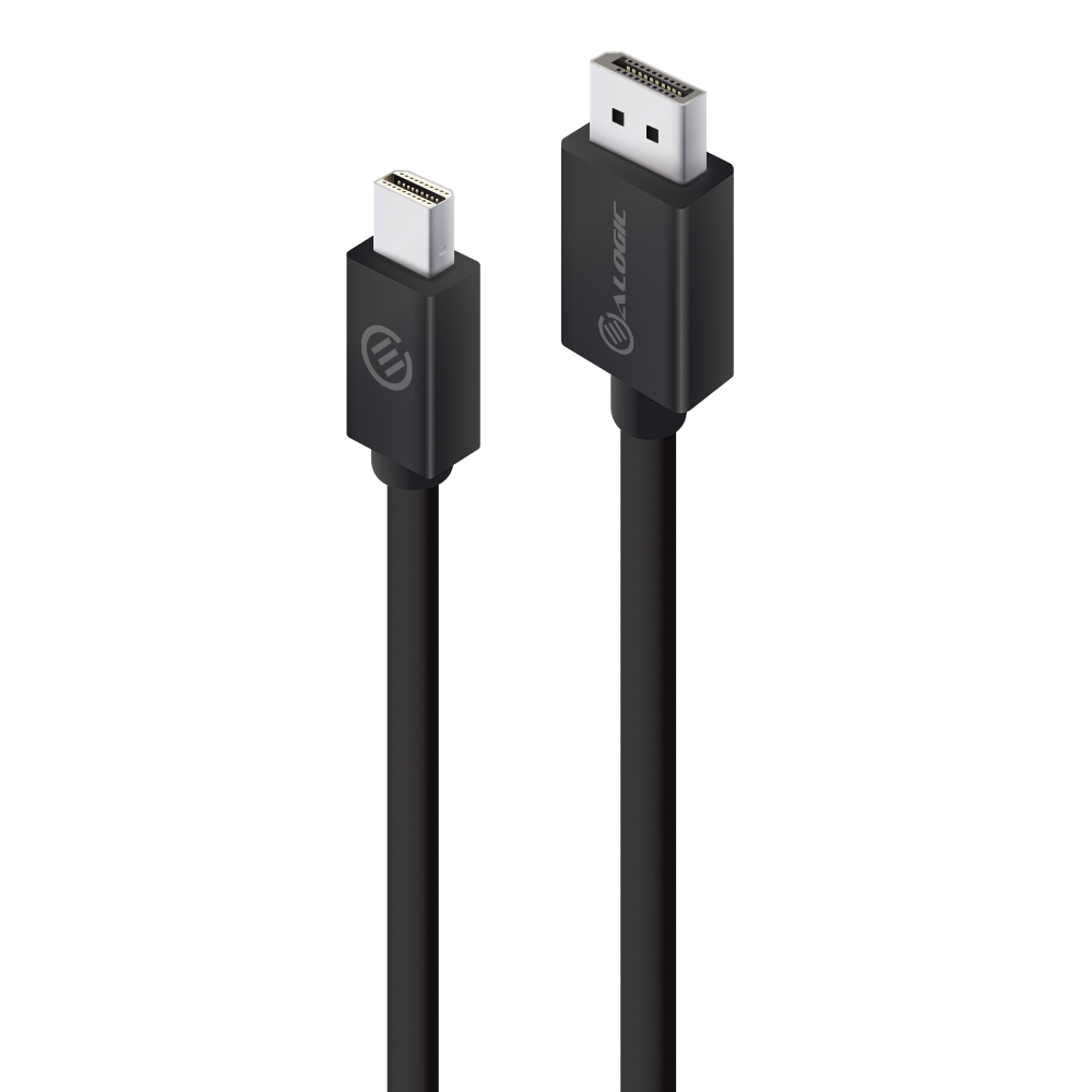 Alogic Mini DisplayPort -> DisplayPort Kabel M/&shy;M 1m  schwarz
