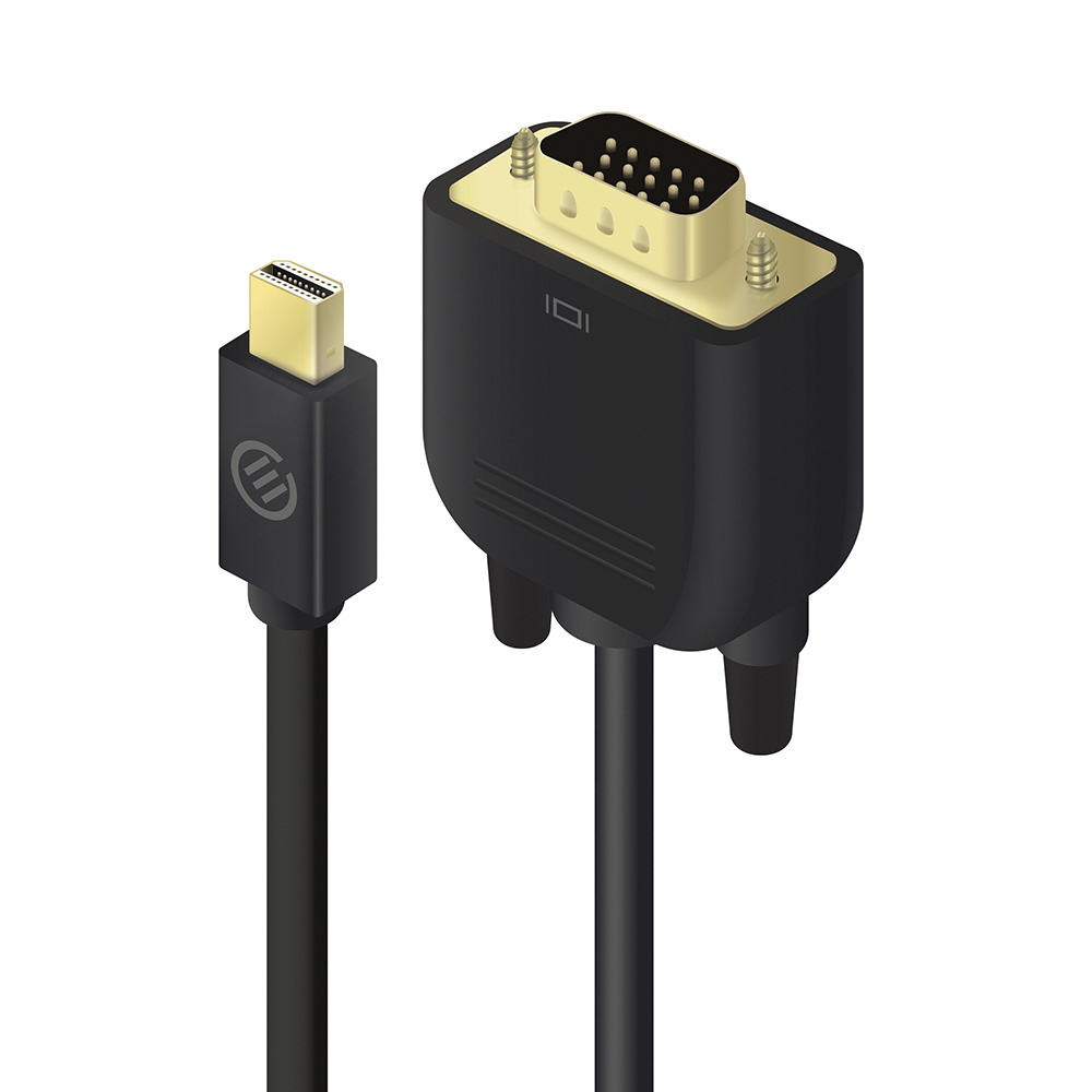 Alogic DisplayPort Kabel Mini DPort -> VGA M/&shy;M 2m    schwarz