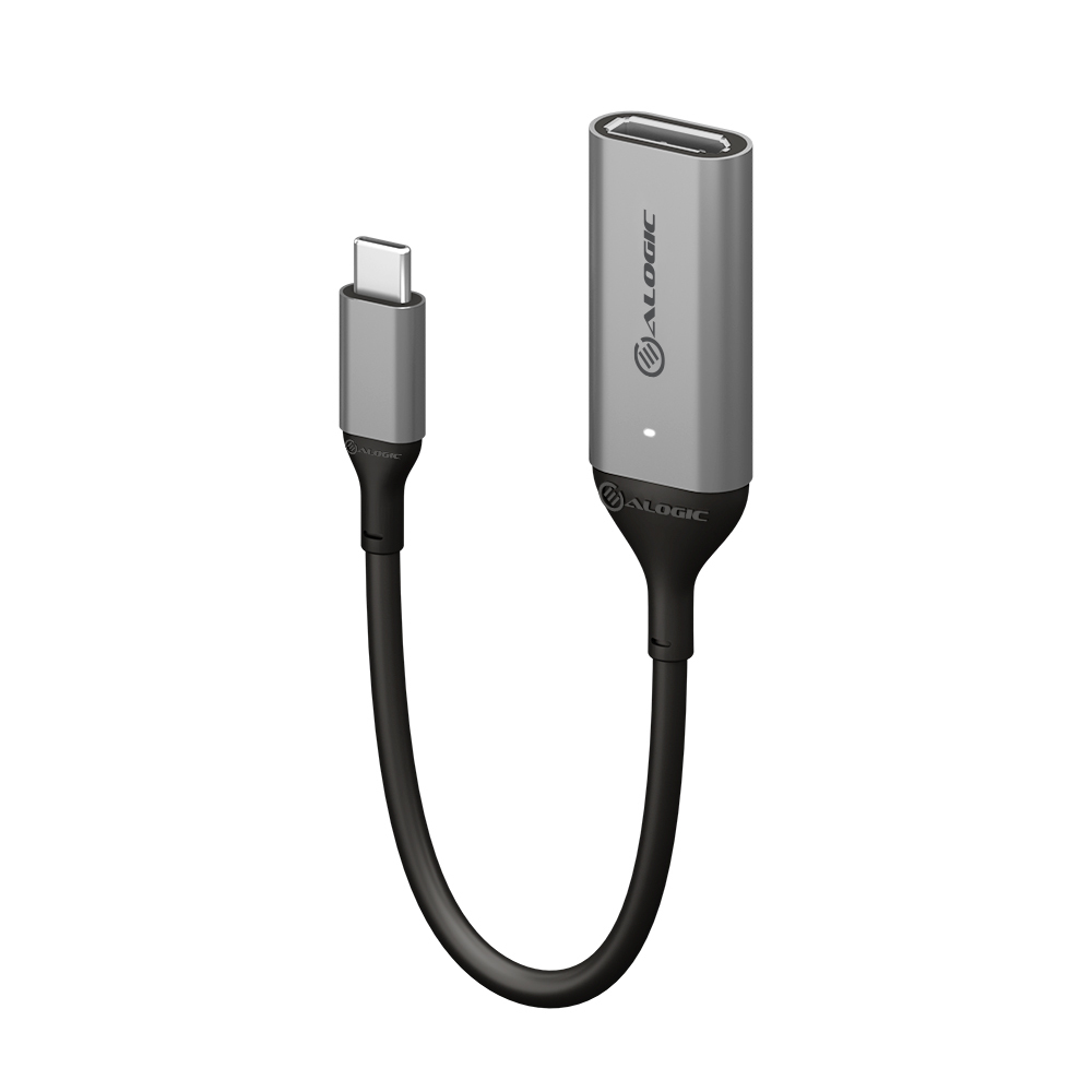 Alogic Adapter USB-C Ultra      -> DPort 4K 60Hz        grau