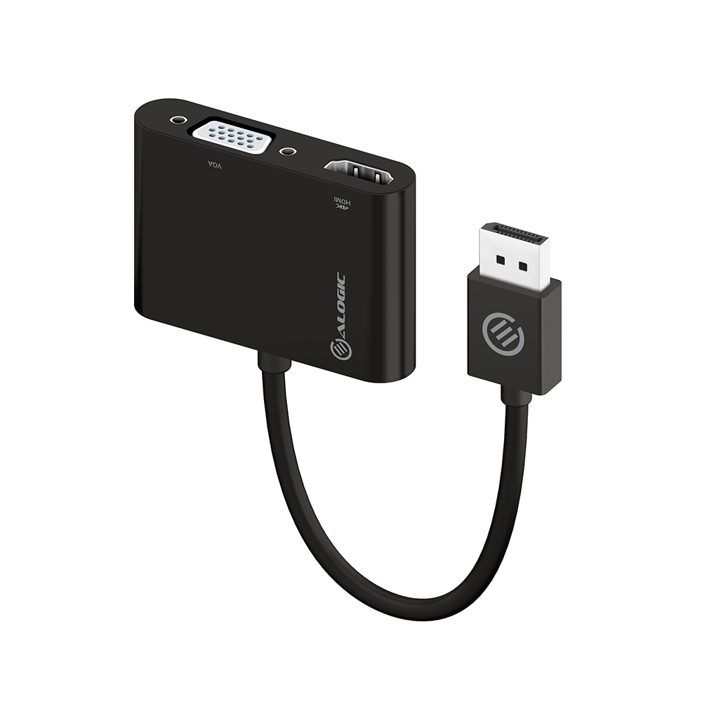 Alogic Adapter DisplayPort Mini -> HDMI VGA          schwarz