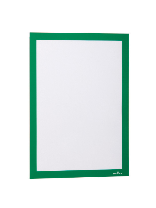 DURABLE Magnetrahmen Duraframe A4 Großpck 10er Btl grün
