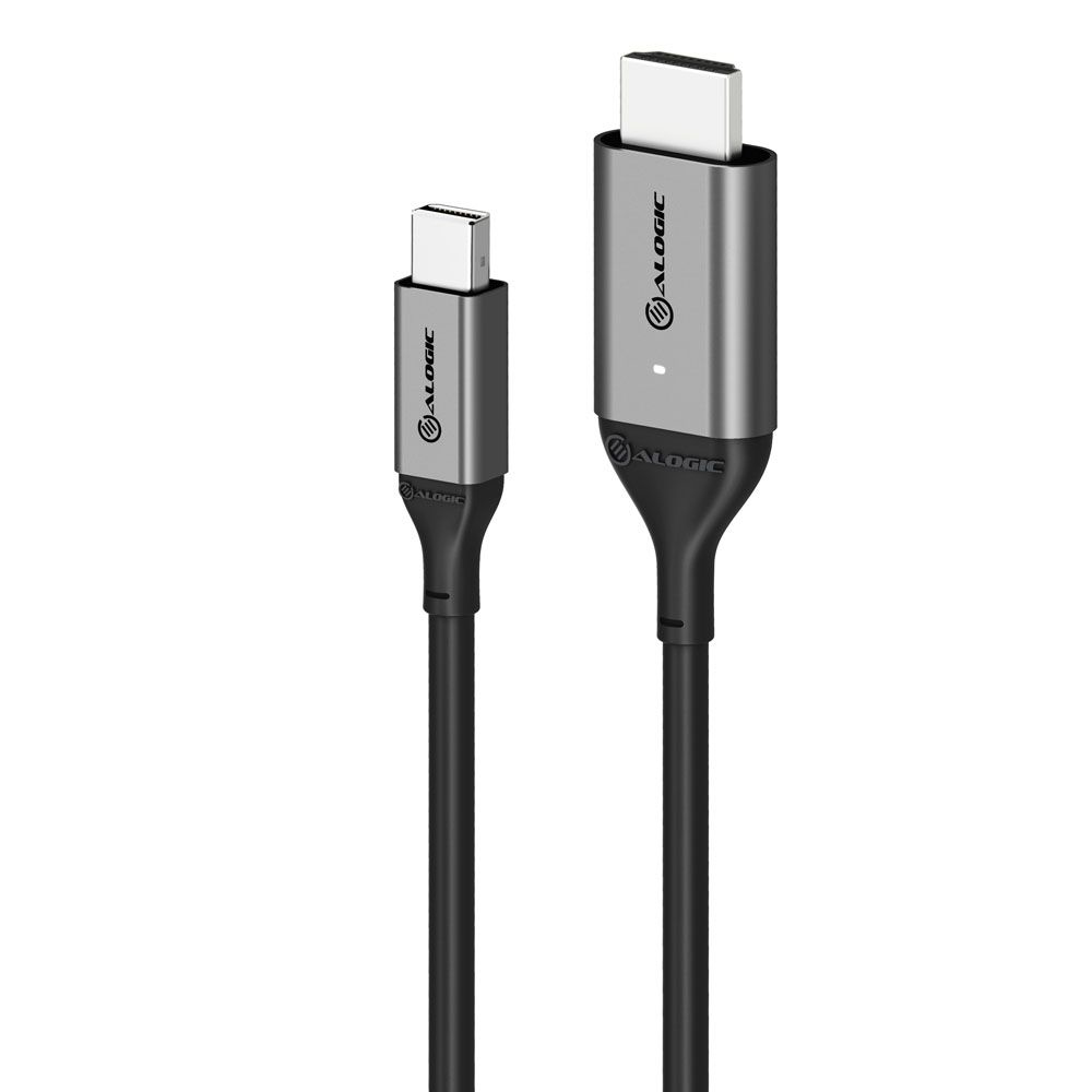 Alogic Adapter DisplayPort Mini -> HDMI 2.0 4K 60Hz     grau