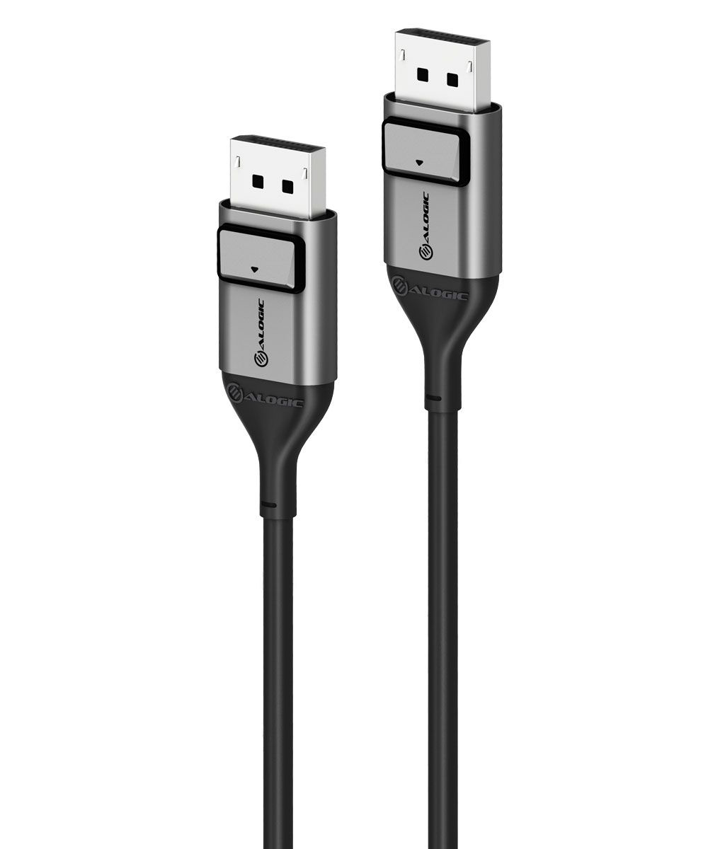 Alogic DisplayPort Kabel DPort -> DPort 3m Ultra 8K V1.4 gra